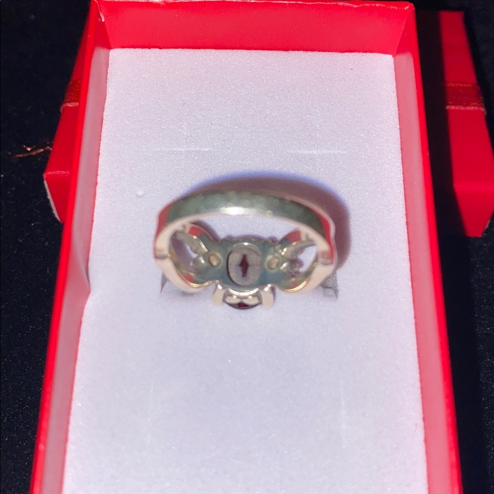 Gorham Sterling Silver & Ruby Ring - image 6